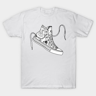 Libra High tops - Black &amp; white T-Shirt